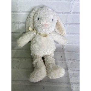 Pottery Barn Kids Bunny Rabbit Stuffed Animal Easter Plush Off White Beige Ears